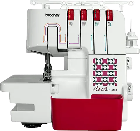 Замена крепежа иглы Brother 555D